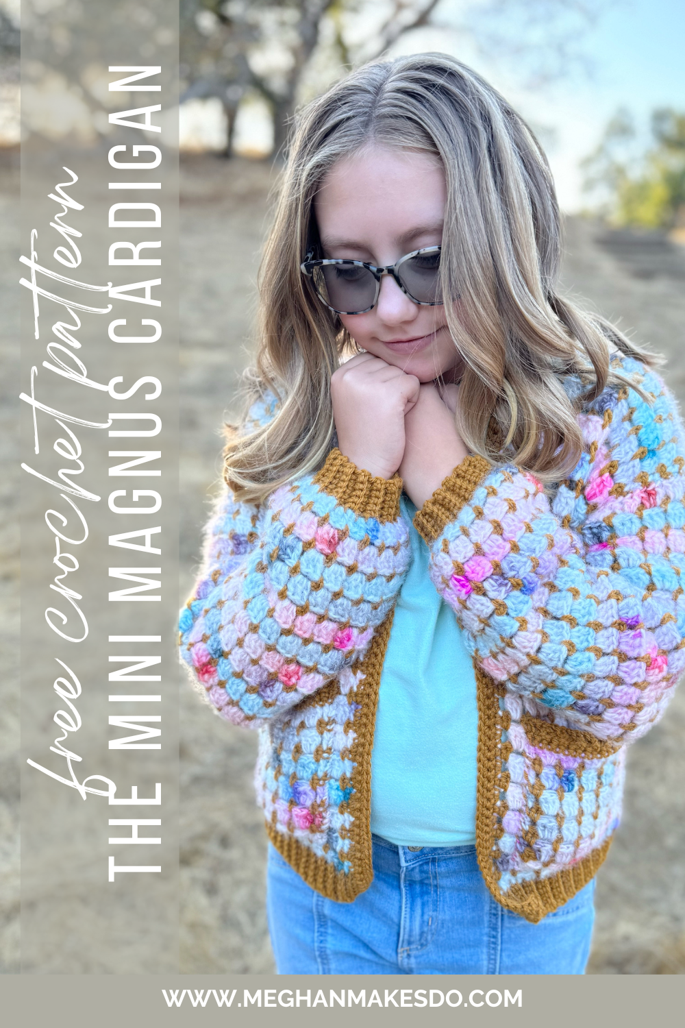 【mii様】HOLIDAY 　CROCHET MINI CARDIGAN hixiiee-sun-crochet-cardi-pdf-